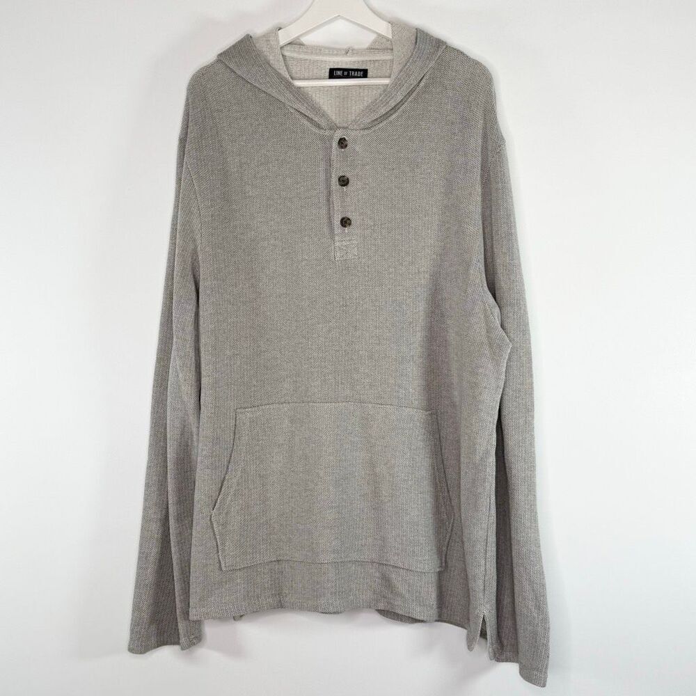 Line of Trade Men’s The Breaker Beach Pullover Midweight Hoodie - US XL